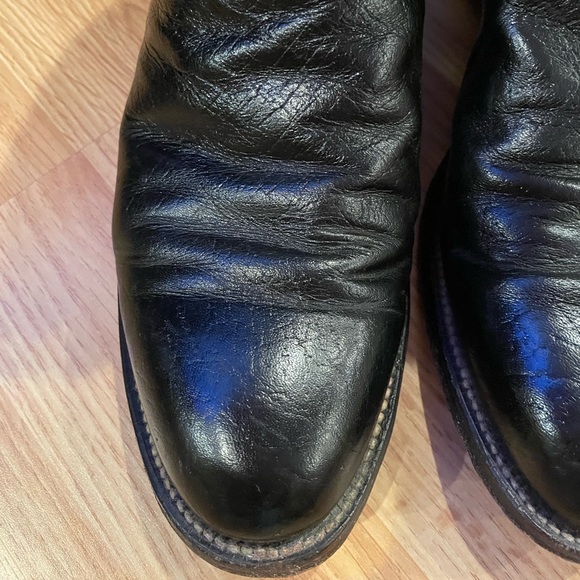 Mens Justin Brand Genuine Exotic smooth Ostrich Roper Boots. Style 3342 - Picture 2 of 12